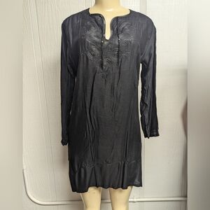 Black Egyptian Cotton Tunic